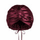 Jedwabny turban do spania, perski styl, bordowa
