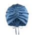 Silk turban (turban) for sleeping, Persian style, deep blue
