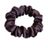 Narrow Silk scrunchie, Brownie