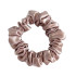 Silk scrunchie for hair, size M, nude