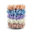 "Confetti" Set - set of five silk hair ties, size M