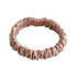 Silk scrunchie for hair, Skinny nude