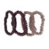 Skinny scrunchie set, dark chocolate, cherry, chocolate, milk chocolate, latte
