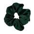 Wide Silk scrunchie, Emerald