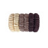 Kids Skinny scrunchie set, beige gold, milk and bitter chocolate